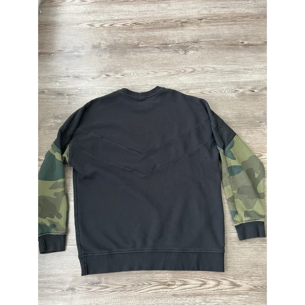 adidas Originals Camo Crew Sweatshirt Mens XLarge Fleece